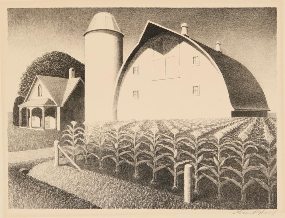 Grant Wood comparable auction result: grant wood 1891 1942 fertility 1939