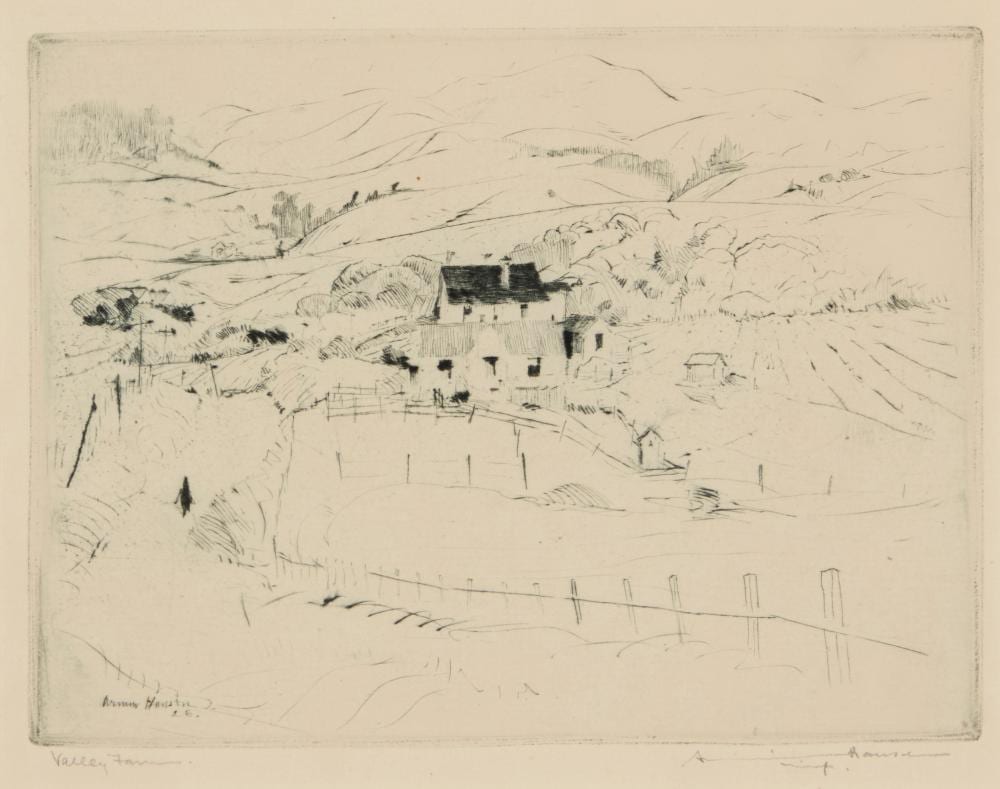 armin carl hansen 1886 1957 valley farm 1926 · John Moran Auctioneers · 2026-05-05 Armin (1886) Hansen comparable auction result: armin carl hansen 1886 1957 valley farm 1926
