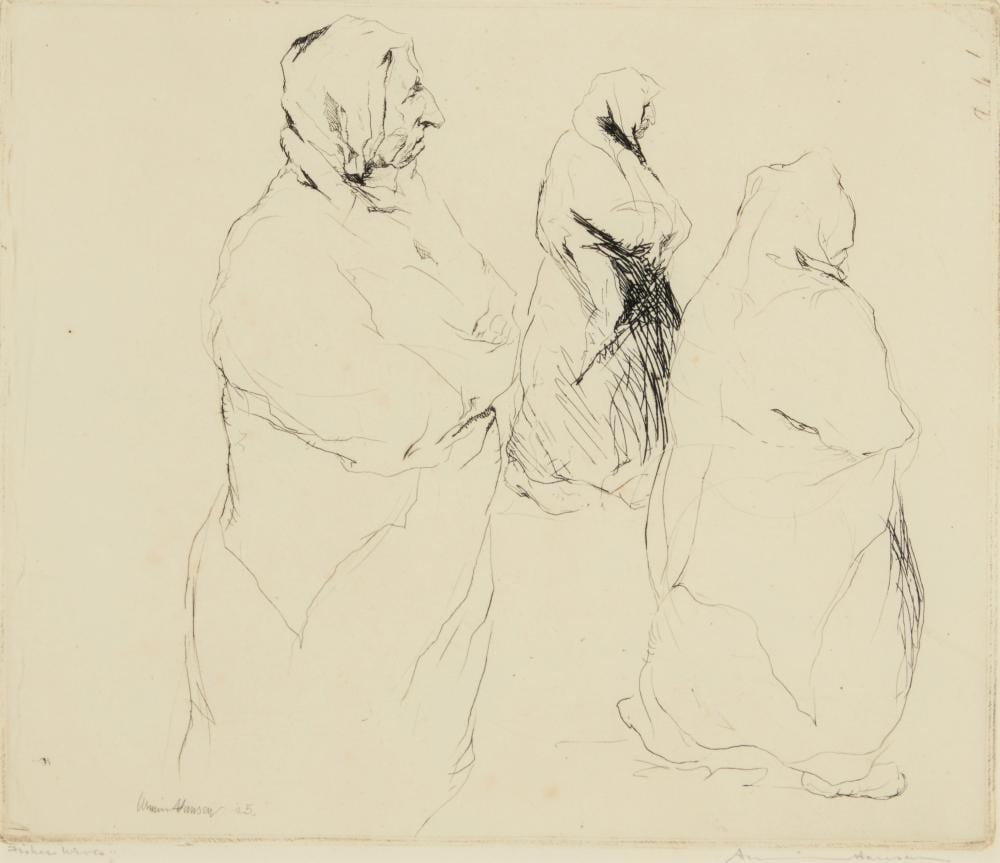 armin carl hansen 1886 1957 fisher wives b 1925 · John Moran Auctioneers · 2026-05-05 Armin (1886) Hansen comparable auction result: armin carl hansen 1886 1957 fisher wives b 1925