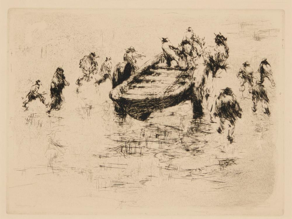 armin carl hansen 1886 1957 lifeboat out 1936 · John Moran Auctioneers · 2026-05-05 Armin (1886) Hansen comparable auction result: armin carl hansen 1886 1957 lifeboat out 1936