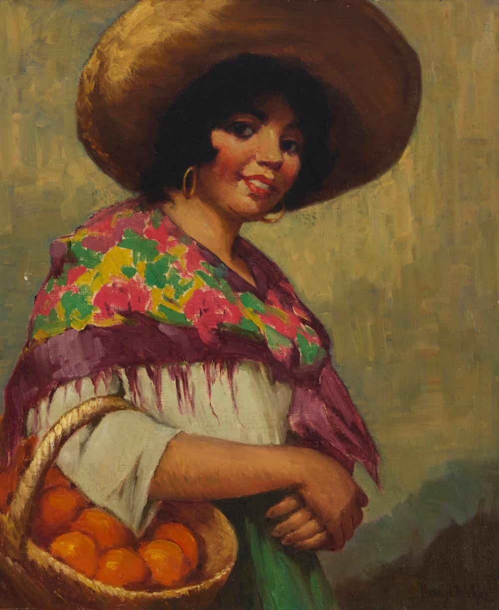 Henry Leopold Richter comparable auction result: henry leopold richter 1870 1960 the fruit vendor