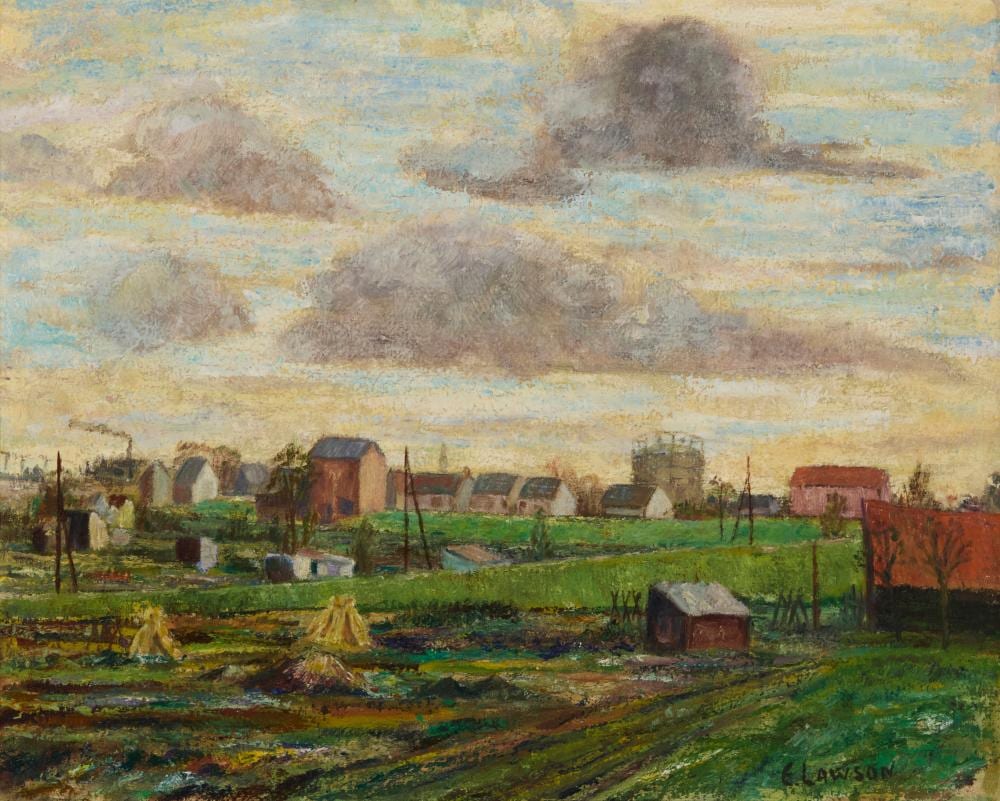 ernest lawson 1873 1939 a farm town 1897 · John Moran Auctioneers · 2026-05-05 Ernest Lawson comparable auction result: ernest lawson 1873 1939 a farm town 1897