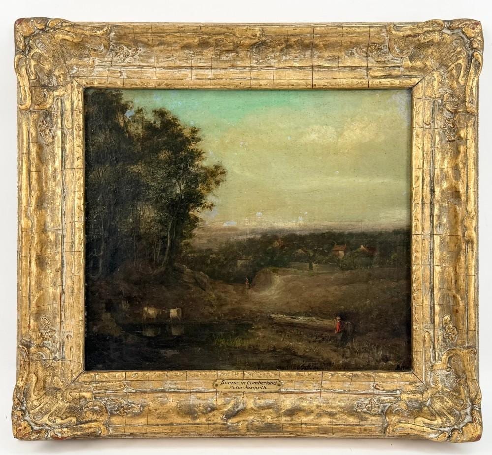 peter nasmyth scene in cumberland oil painting on board · Kraft Auction Service · 2026-05-03 Patrick Nasmyth comparable auction result: peter nasmyth scene in cumberland oil painting on board