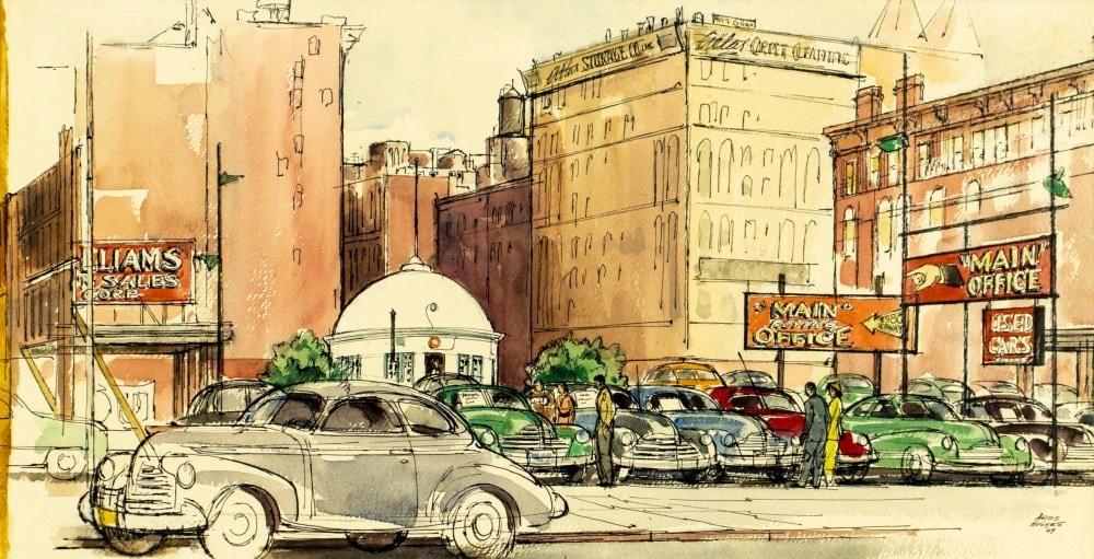 Ardis Hughes comparable auction result: ardis hughes ny fl france 1912 2009 watercolor painting