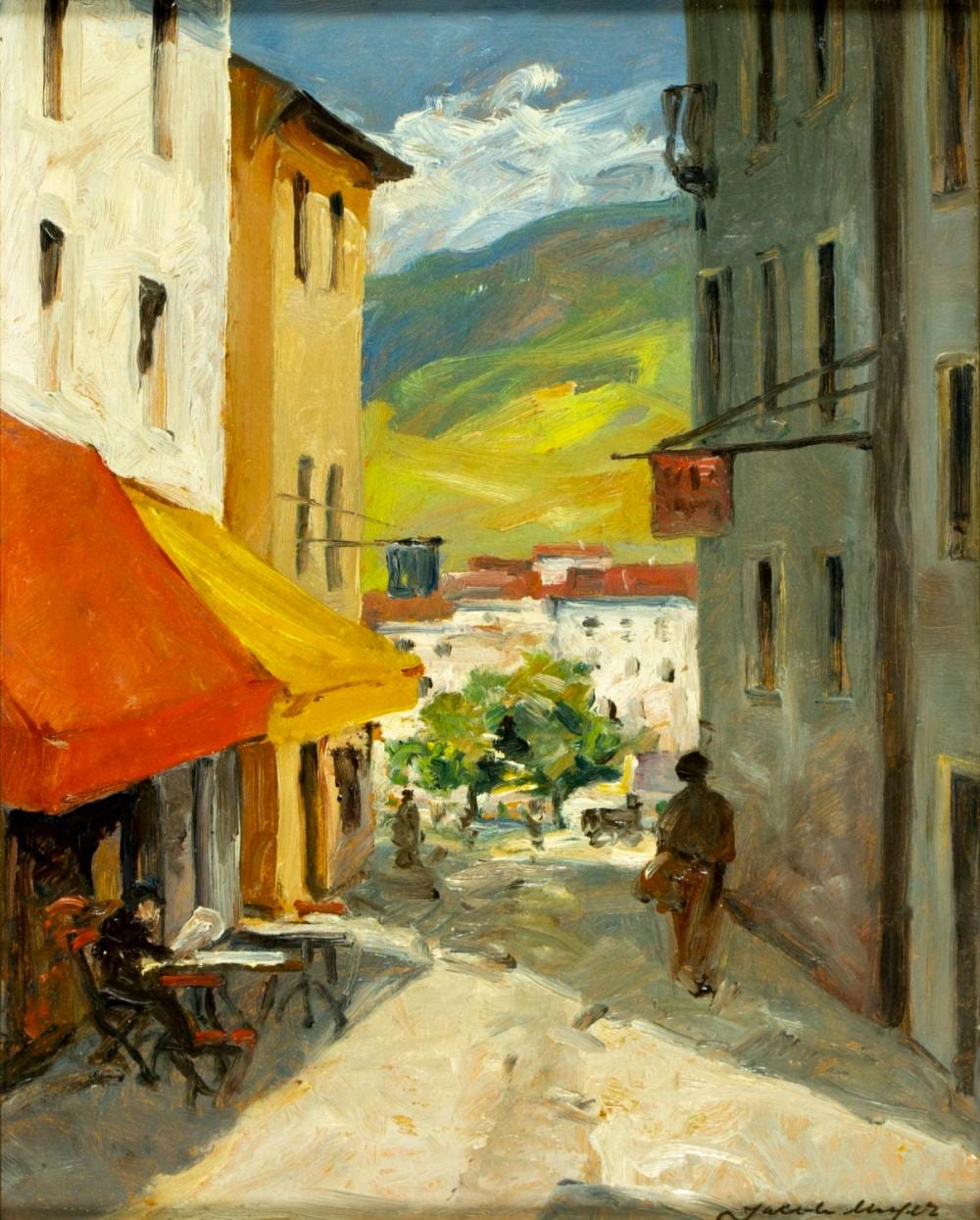 jacob meyer denmark 1895 1971 oil painting · Broward Auction Gallery LLC · 2026-07-05 Jacob (1895) Meyer comparable auction result: jacob meyer denmark 1895 1971 oil painting
