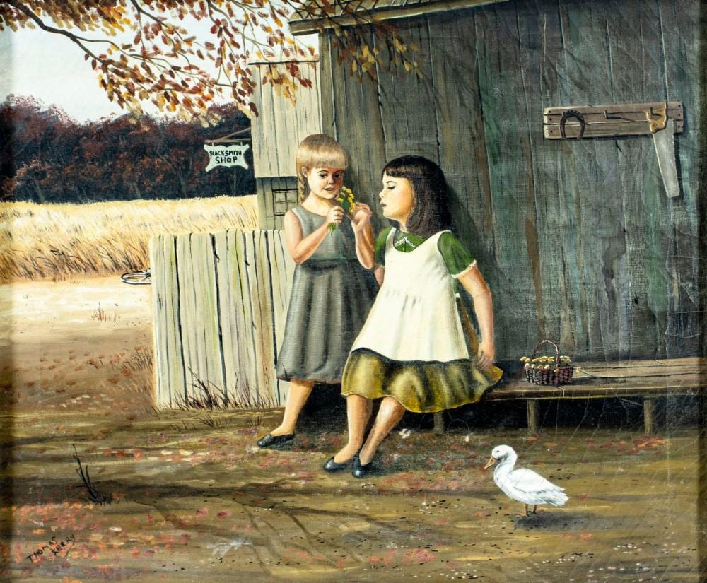 Thomas Kerry comparable auction result: thomas kerry ny 20 21c oil painting
