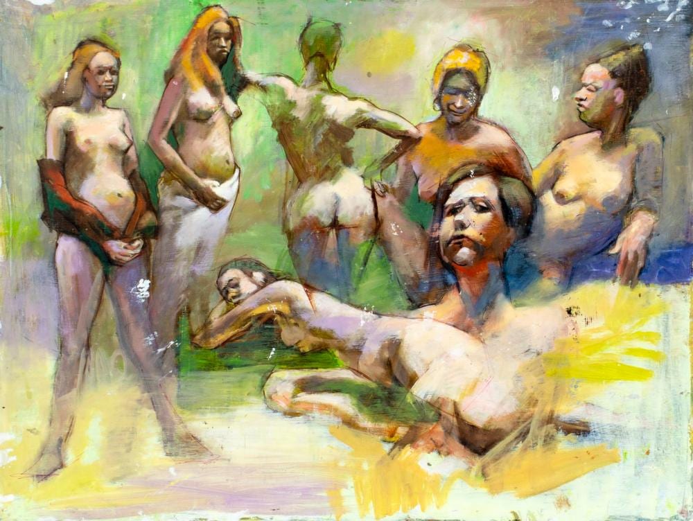 John Reilly comparable auction result: john reilly ny nj 1942 2021 oil painting