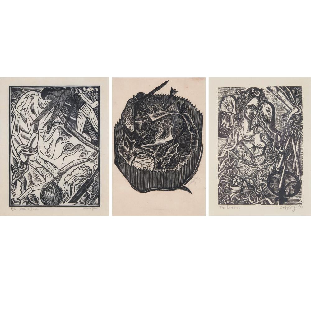 David Jones comparable auction result: david jones 1895 1974 the book of jonah 1926 order 1929 the bride 1930
