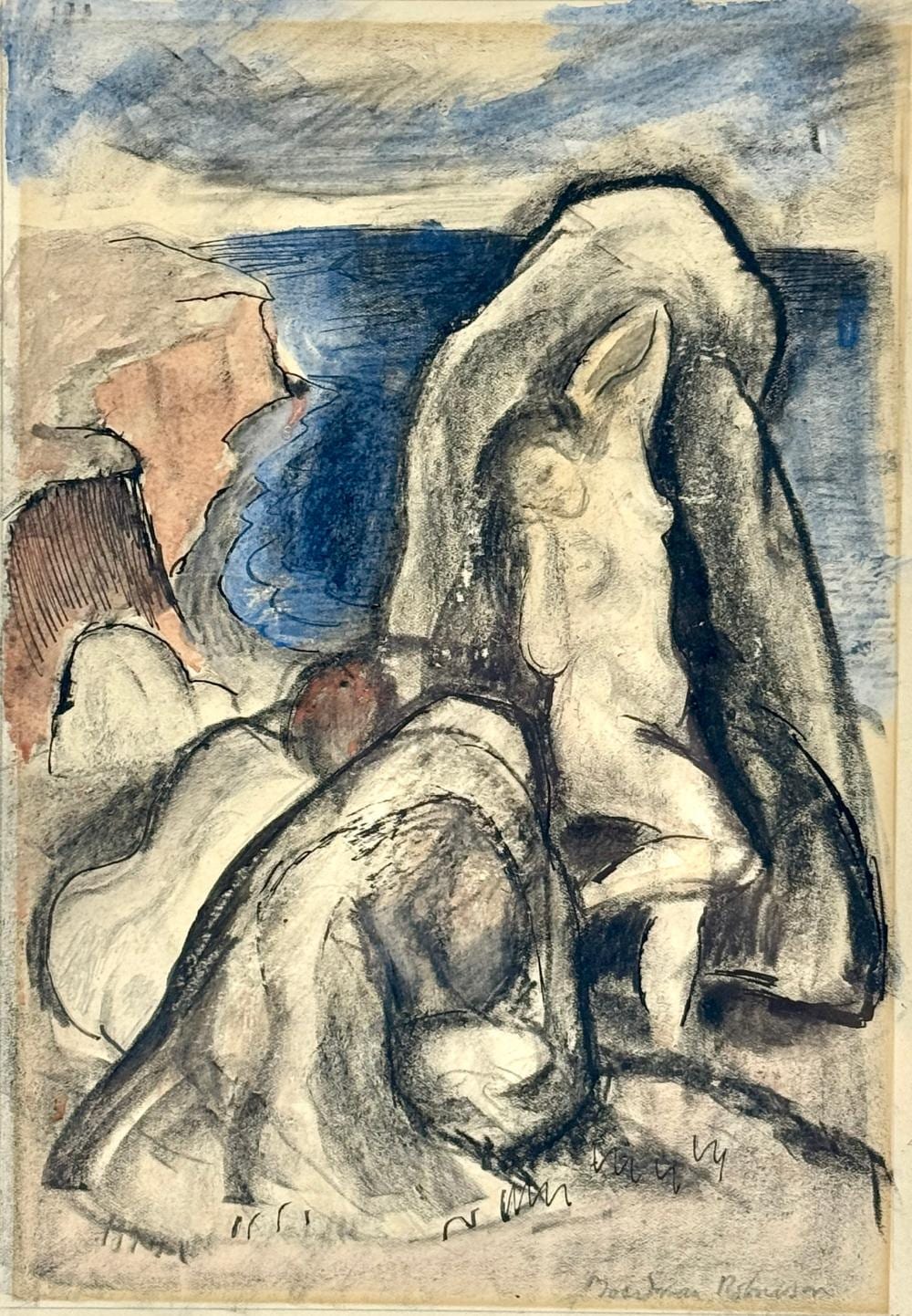 seascape with nude by boardman robinson · Caza Sikes · 2026-04-29 Boardman Robinson comparable auction result: seascape with nude by boardman robinson