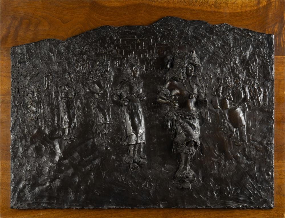 Glenna Goodacre comparable auction result: glenna goodacre 1939 2020 buffalo dance 1975