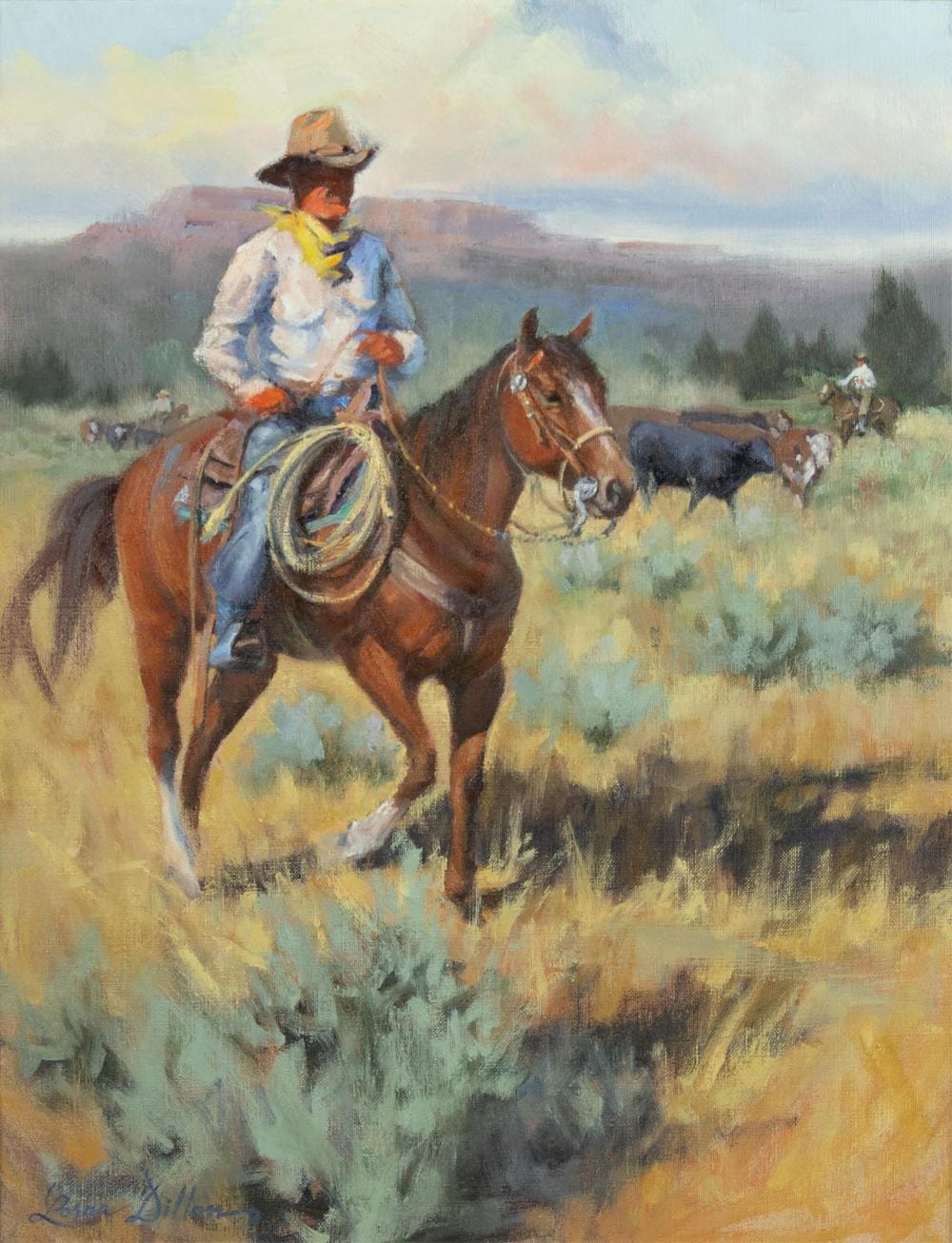 Lorna Dillon comparable auction result: lorna dillon california b 1940 brushpoppers