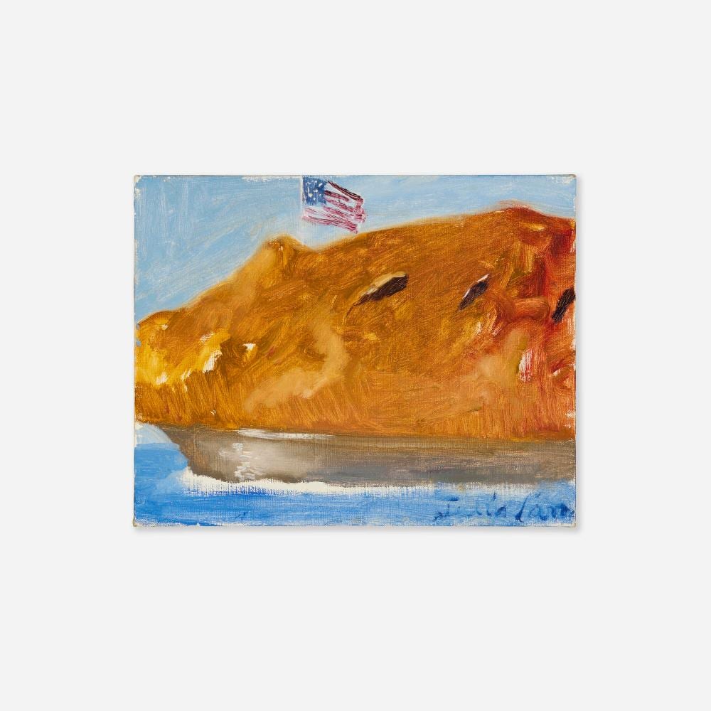 Julio Larraz comparable auction result: julio larraz apple pie