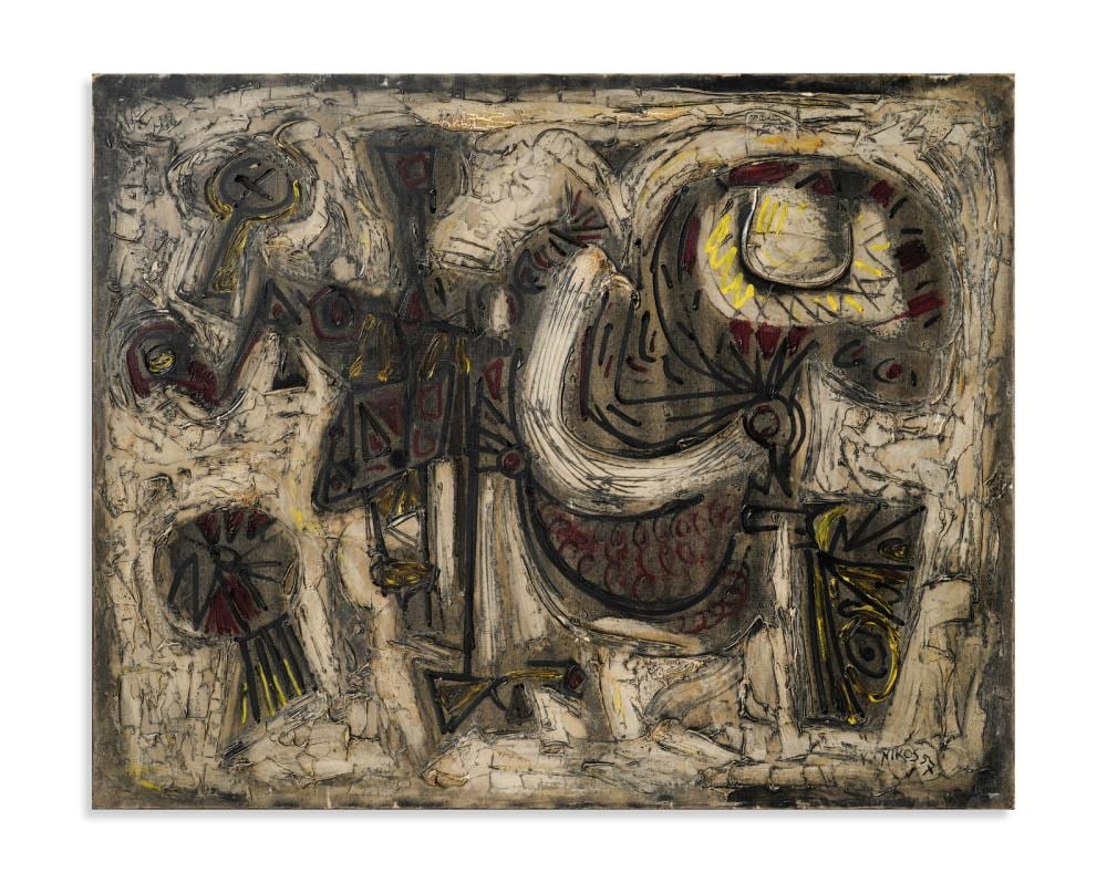 kessanlis nikos 1930 2004 fiori · Capitolium Art · 2026-05-05 Nikos comparable auction result: kessanlis nikos 1930 2004 fiori