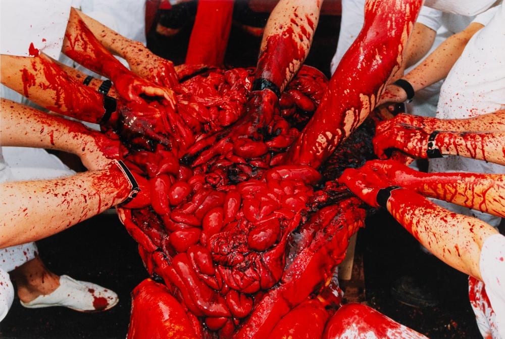 Hermann Nitsch comparable auction result: hermann nitsch 1938 wien mistelbach 2022