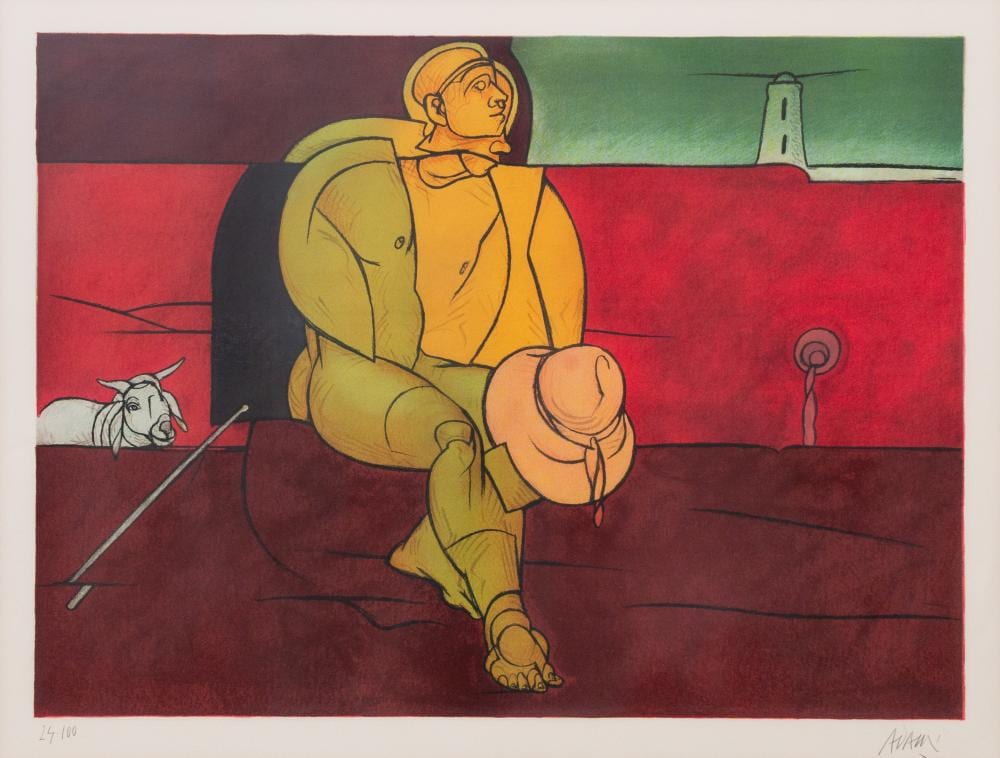Valerio Adami comparable auction result: valerio adami 1935 bologna lebt in paris