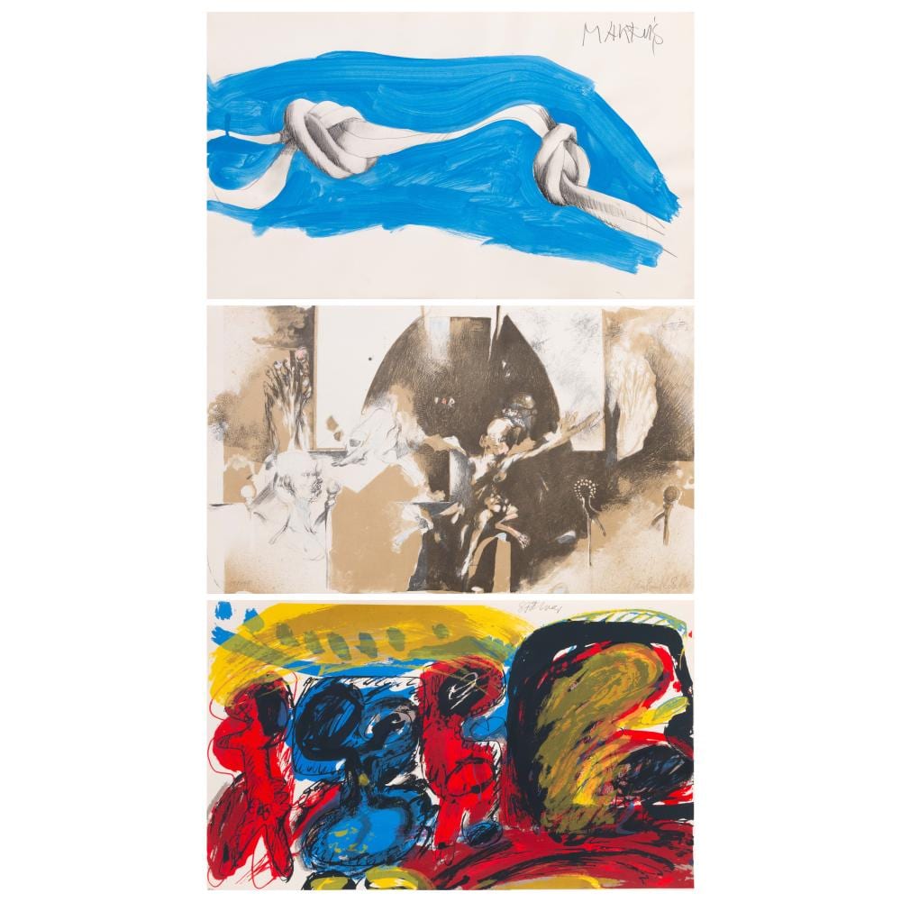 Markus Lüpertz comparable auction result: markus l pertz 1941 reichenberg lebt in berlin r