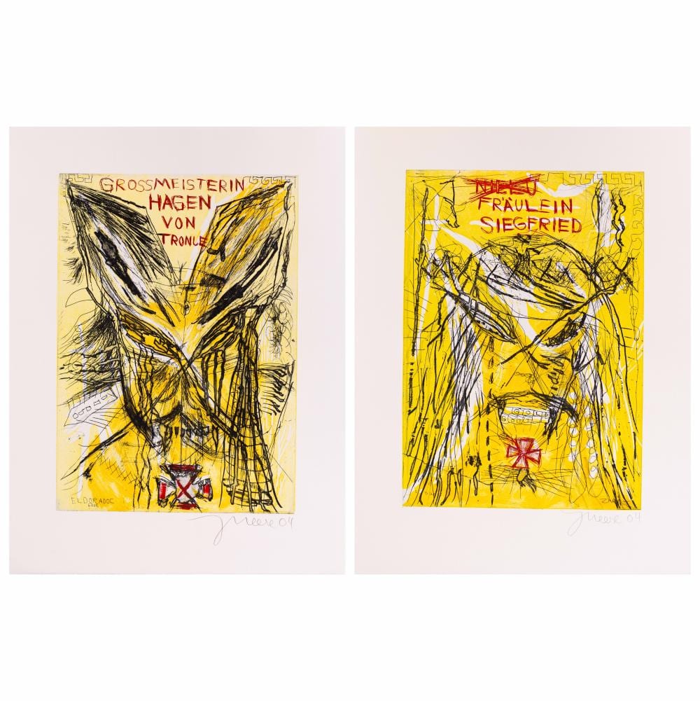 Jonathan Meese comparable auction result: jonathan meese 1970 tokio lebt in berlin