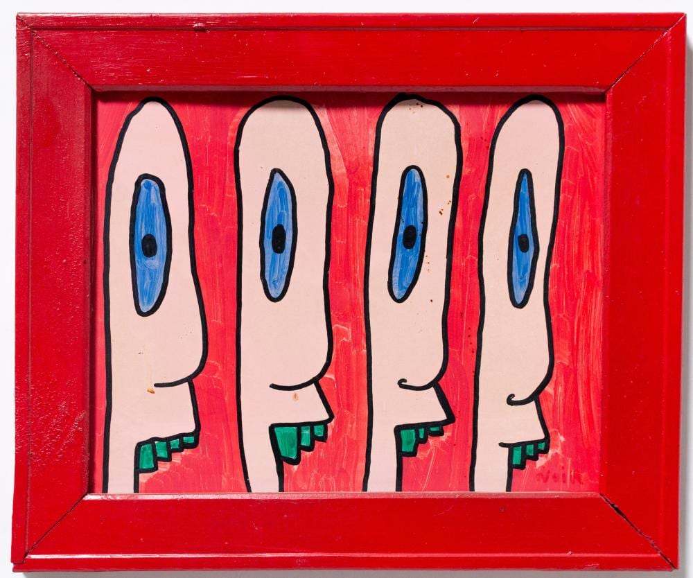 Thierry Noir comparable auction result: thierry noir 1958 lyon lebt in berlin