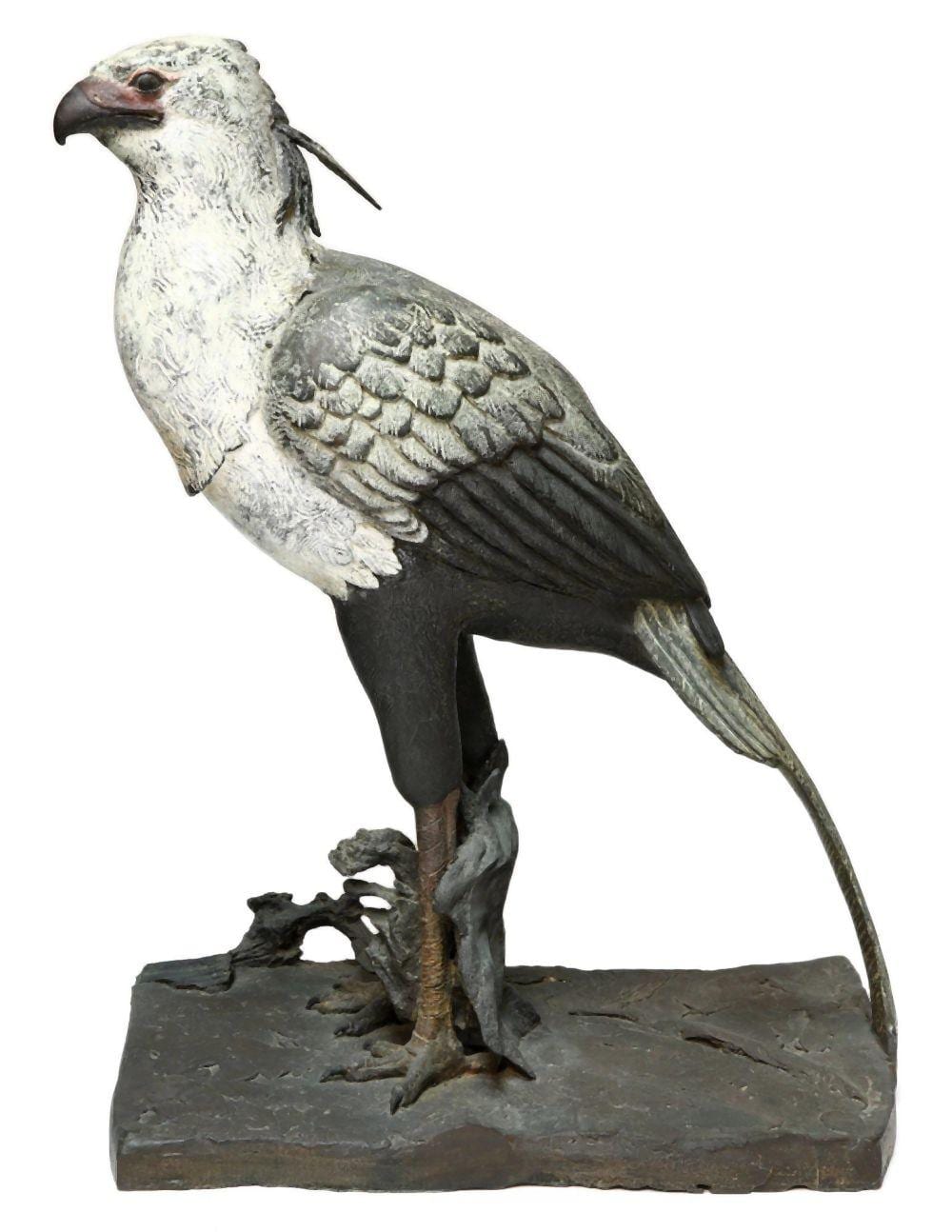 luis montoya leslie ortiz secretary bird bronze sculpture · Market Auctions · 2026-05-06 Luis Montoya comparable auction result: luis montoya leslie ortiz secretary bird bronze sculpture