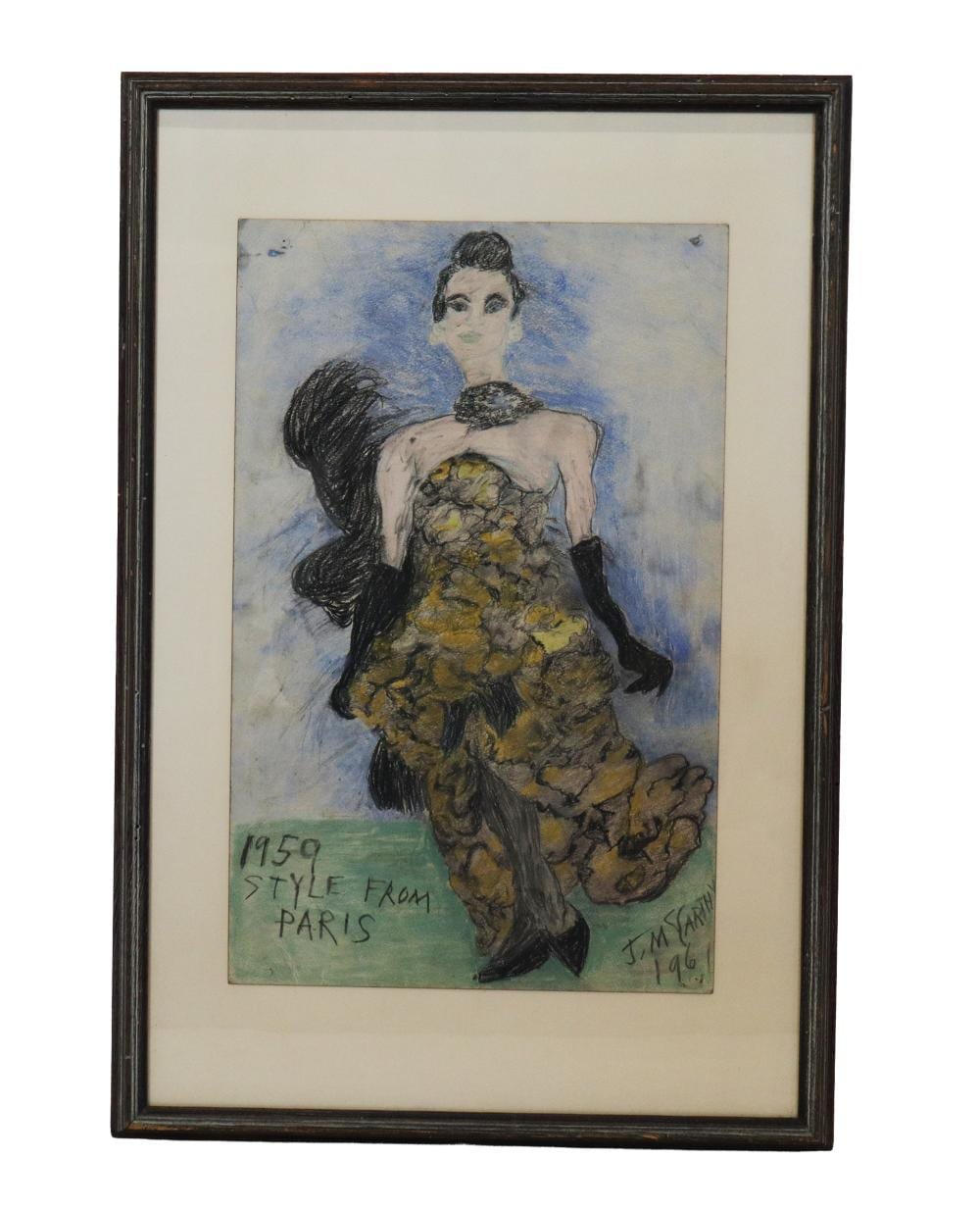 Justin McCarthy comparable auction result: justin mccarthy paris oil on board