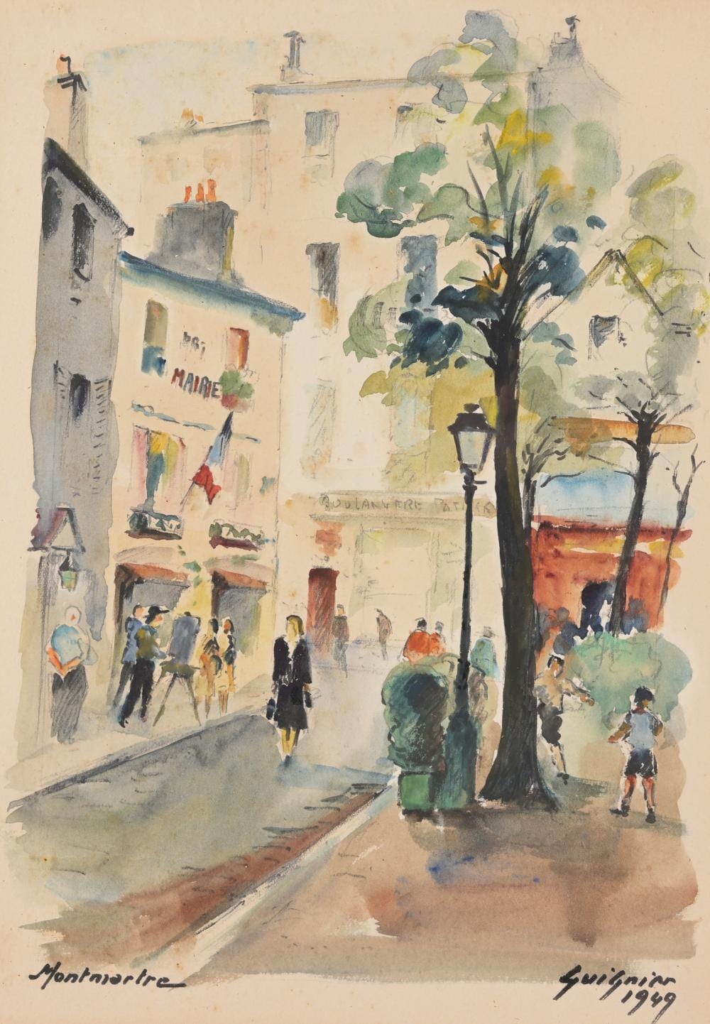 Fernand Guignier comparable auction result: fernand guignier french 1902 1972 montmartre