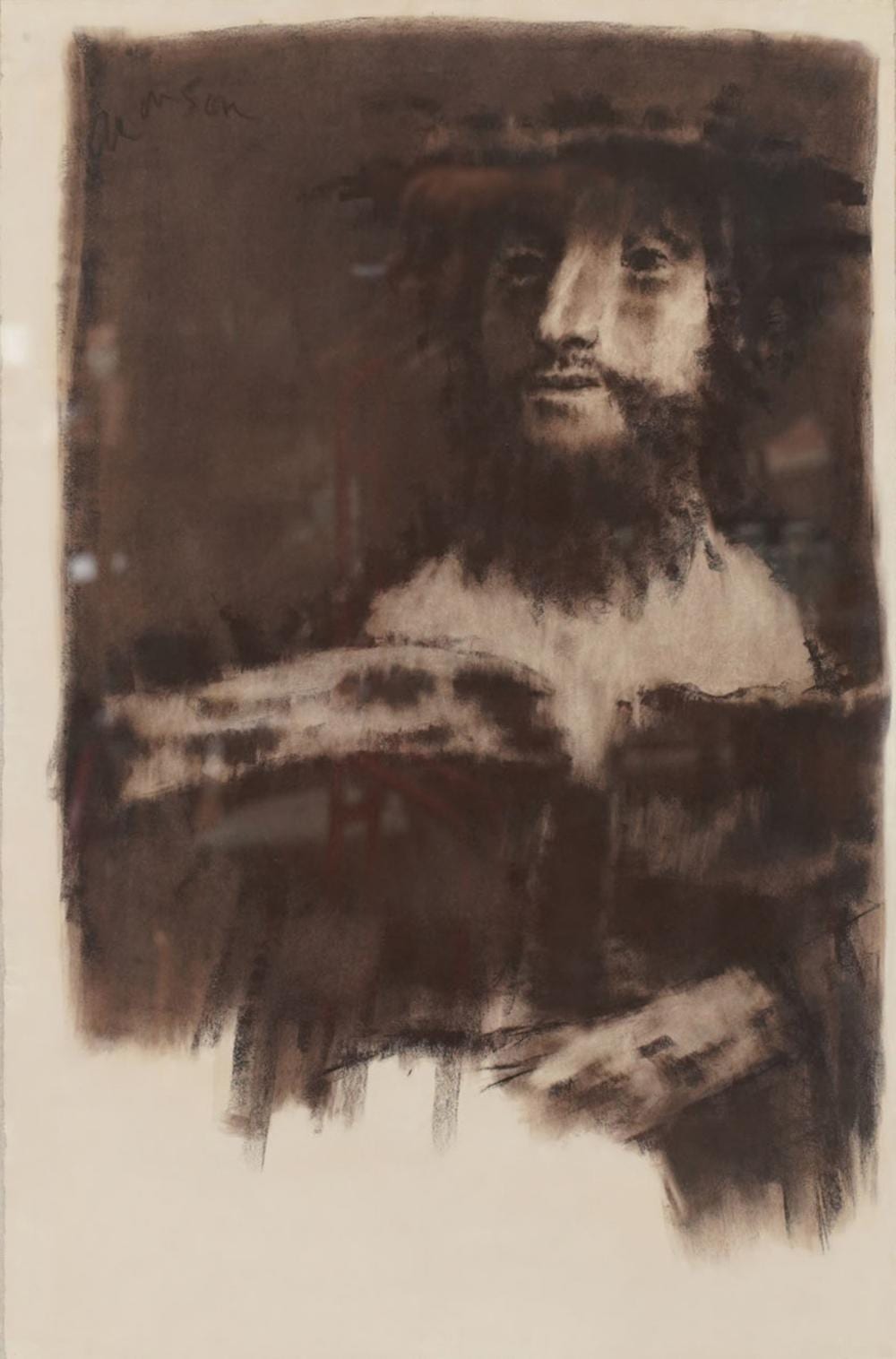 David Aronson comparable auction result: david aronson 1923 2015 bearded man
