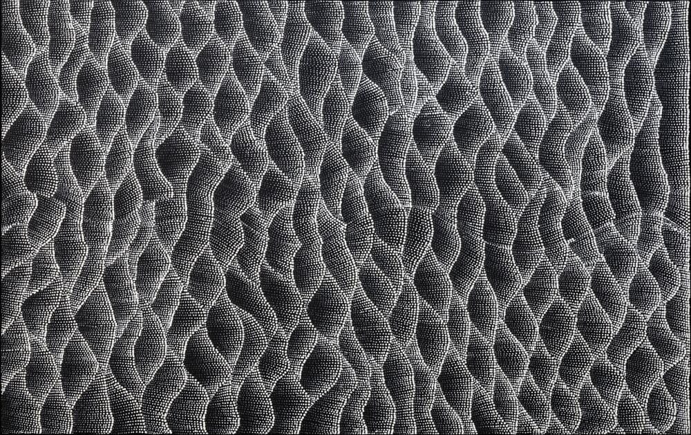 Corrina Ryan NAMPITJINPA comparable auction result: corrina ryan nampitjinpa sandhills acrylic on canvas 100cm x 158cm
