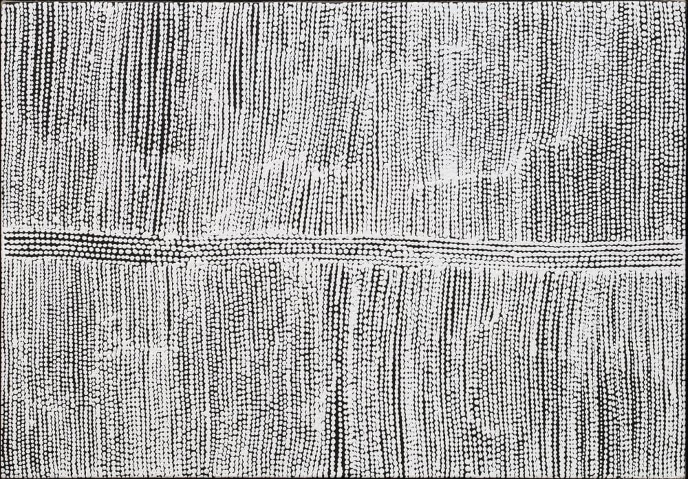 Elsie Granites Napanangka comparable auction result: elsie granites napanangka mina mina acrylic on belgian linen 56cm x 80cm