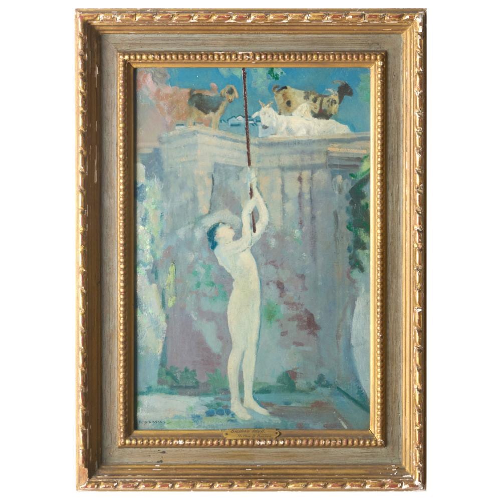 Arthur Bowen Davies comparable auction result: arthur bowen davies 1862 1928 sicillian idyll
