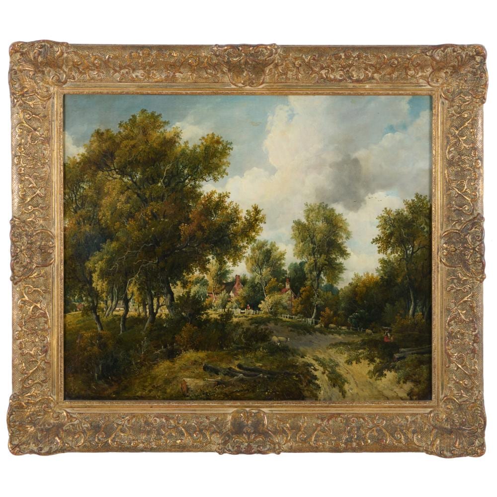 Frederick Waters Watts comparable auction result: frederick waters watts 1800 1870 forrest landscape