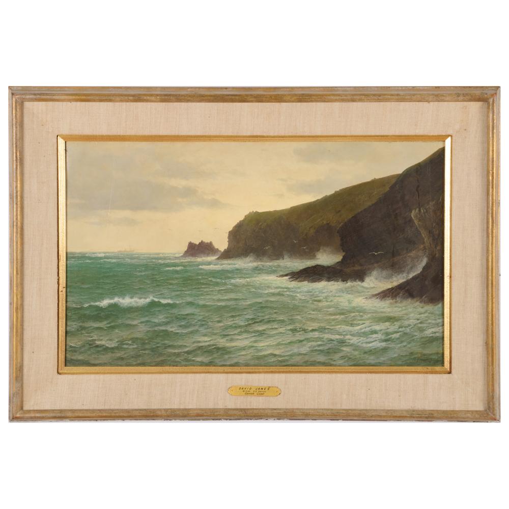 David James comparable auction result: david james 1853 1904 cornish coast