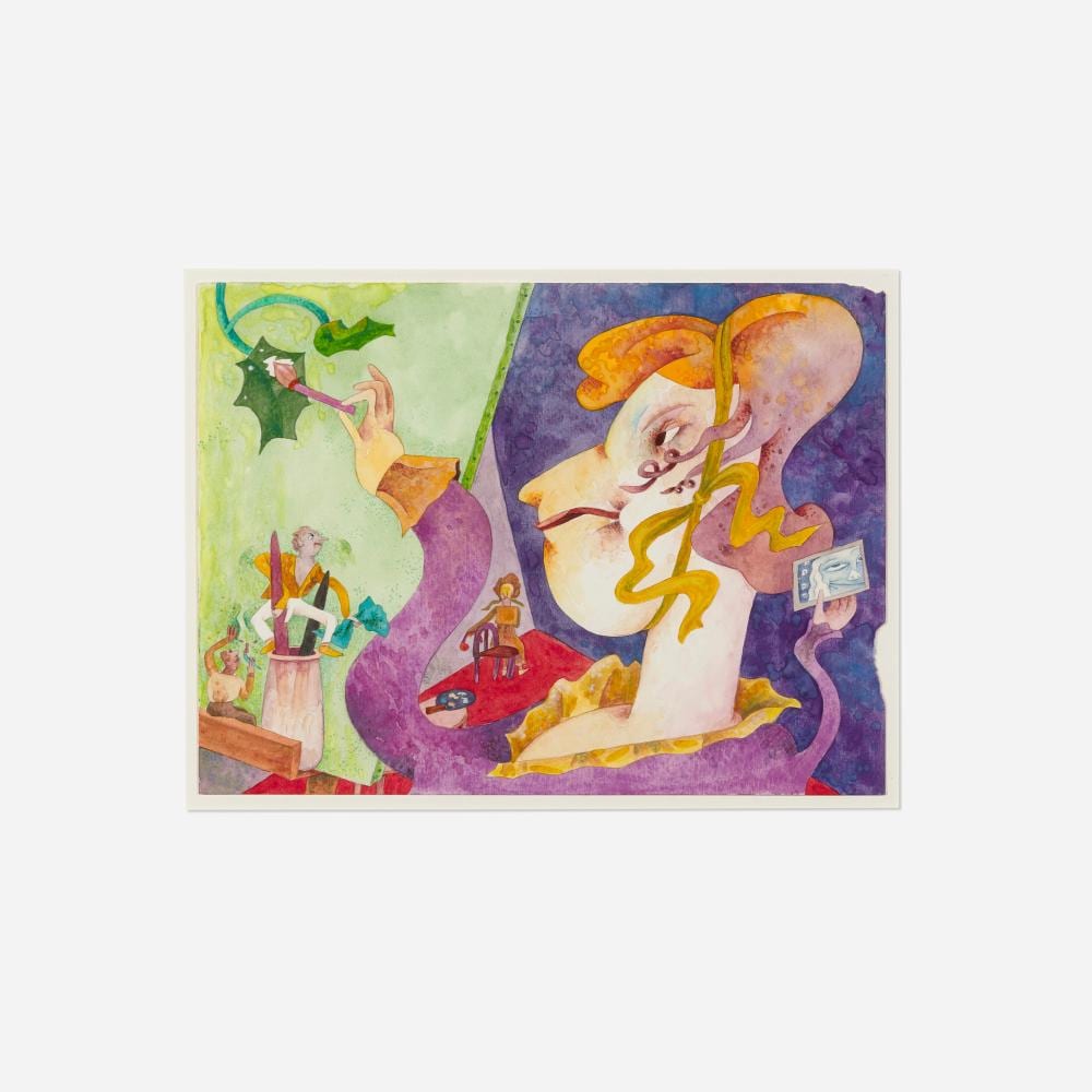 Gladys Nilsson comparable auction result: gladys nilsson another painter