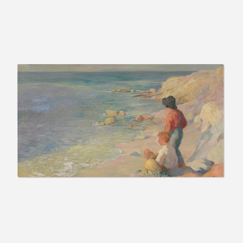 Adam Emory Albright comparable auction result: adam emory albright boys at laguna beach