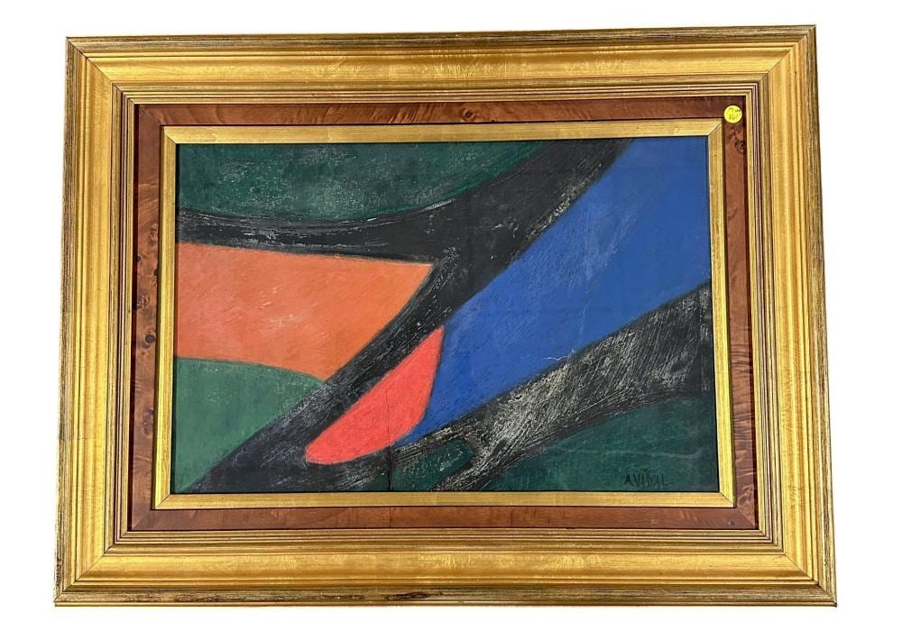 Antonio Vidal comparable auction result: antonio vidal cuban 1928 2013 signed abstract