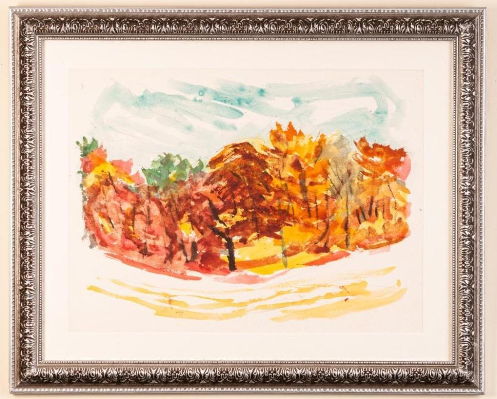 Chris Ritter comparable auction result: chris ritter 1906 1976 autumn colors