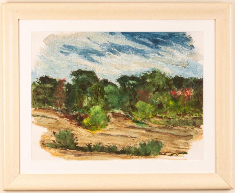 Chris Ritter comparable auction result: chris ritter 1906 1976 summer landscape