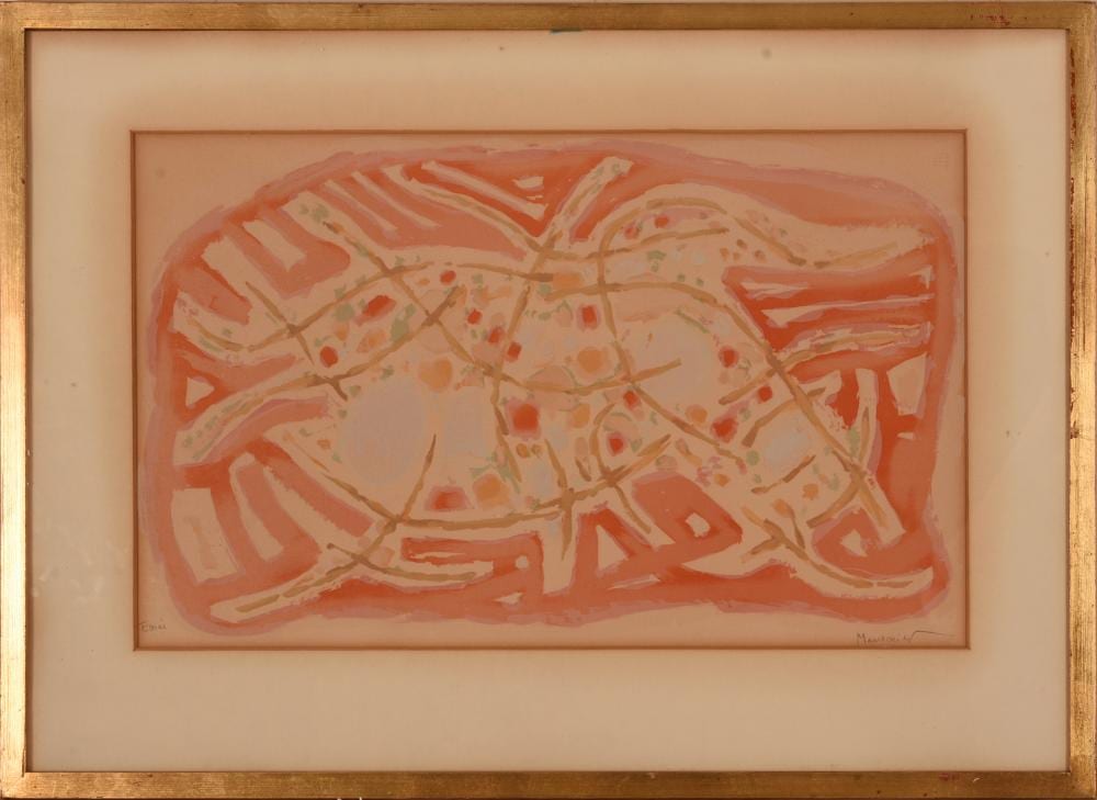 Alfred Manessier comparable auction result: alfred manessier 1911 1993 alleluia des champs