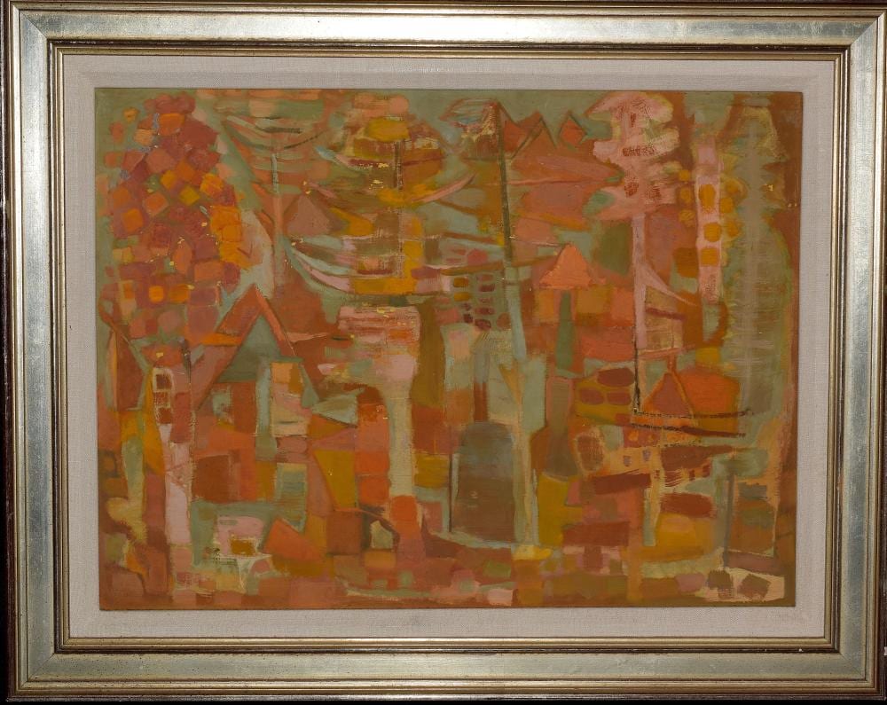 Gina Knee comparable auction result: gina knee 1898 1982 abstract painting