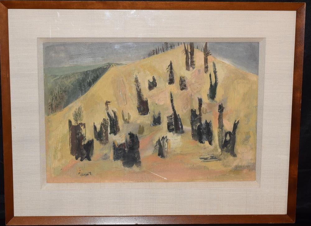 Gina Knee comparable auction result: gina knee 1898 1982 abstract painting