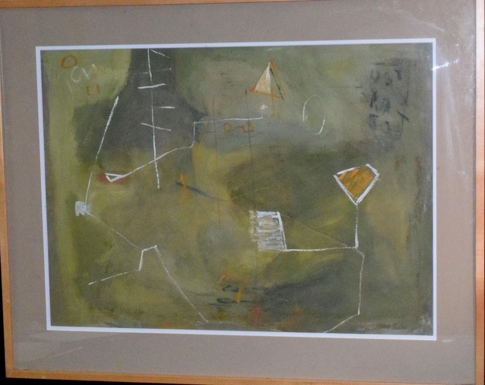 Gina Knee comparable auction result: gina knee 1898 1982 abstract painting