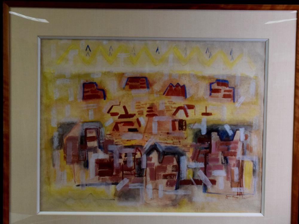 Gina Knee comparable auction result: gina knee 1898 1982 abstract painting