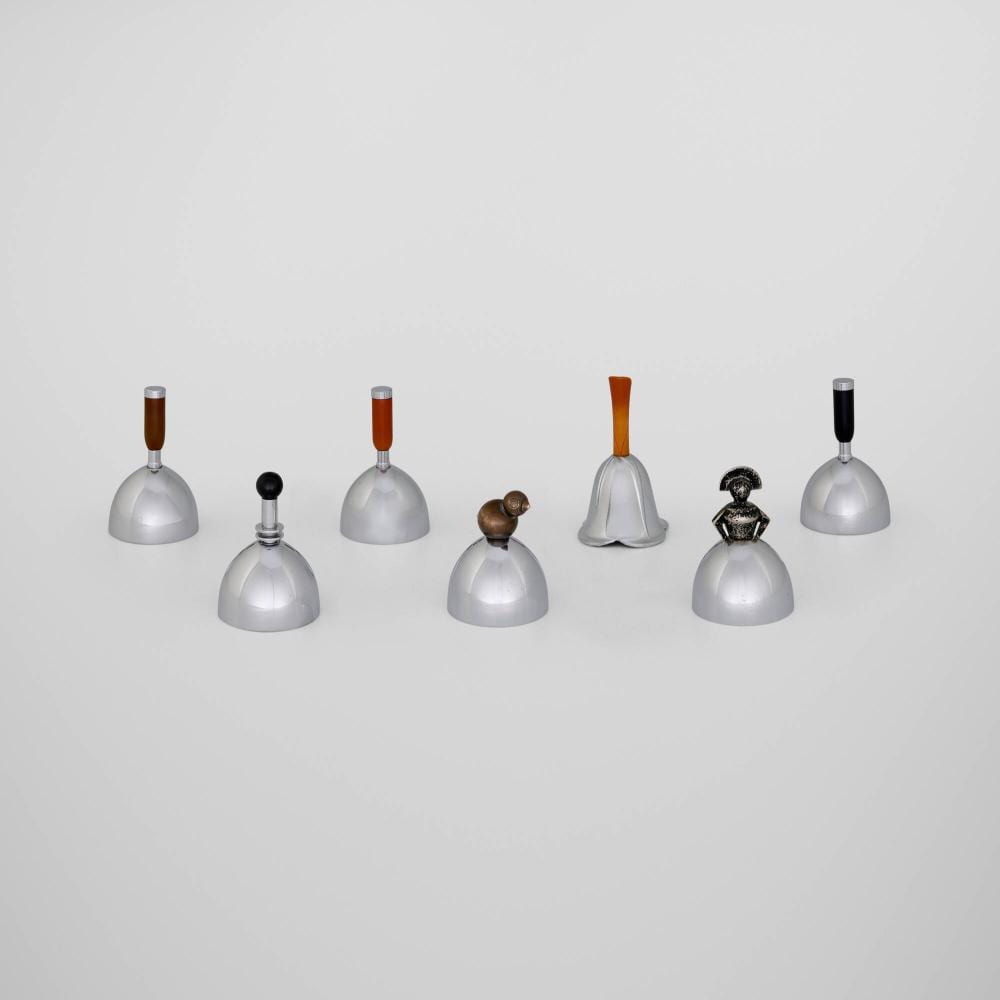 Walter von Nessen comparable auction result: walter von nessen collection of seven table bells
