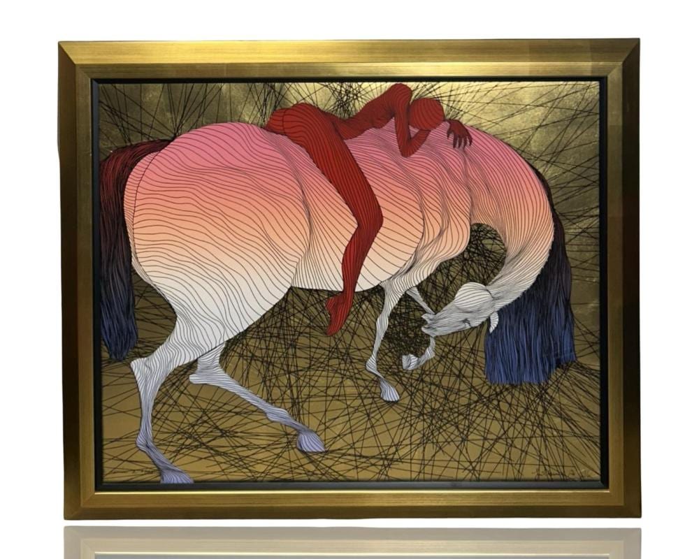 Guillaume Azoulay comparable auction result: signed guillaume azoulay epuise ii serigraph