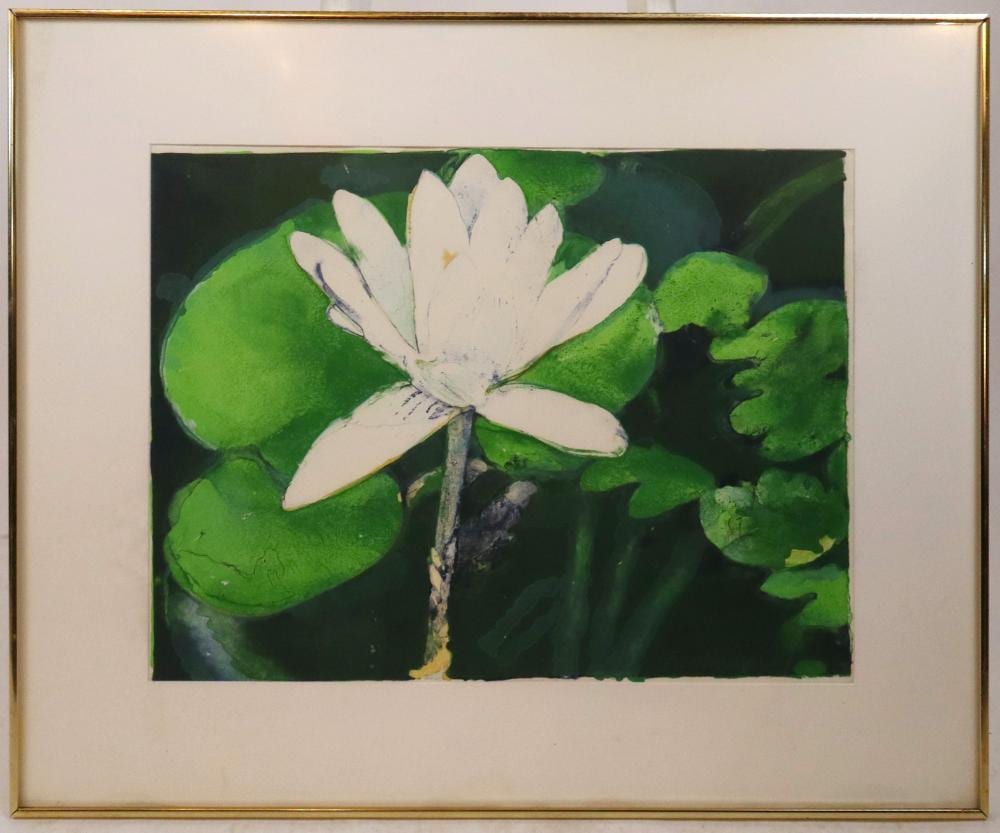 joseph raffael winter moon lily lithograph · Roland Auctions NY · 2026-05-02 Joseph Raffael comparable auction result: joseph raffael winter moon lily lithograph