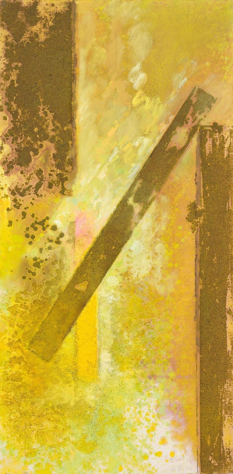 György Kepes comparable auction result: gy rgy kepes fallen glow oil and sand on canvas 1982
