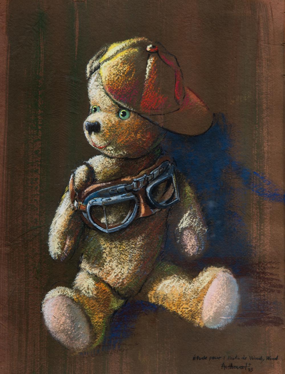 Daniel Authouart comparable auction result: daniel authouart 1943 etude pour l auto de woody wood 1995 gouache on paper 38 x 29 cm 14 96 x 11 41 in frame 52 x 42 cm 20 46 x 16 53 in