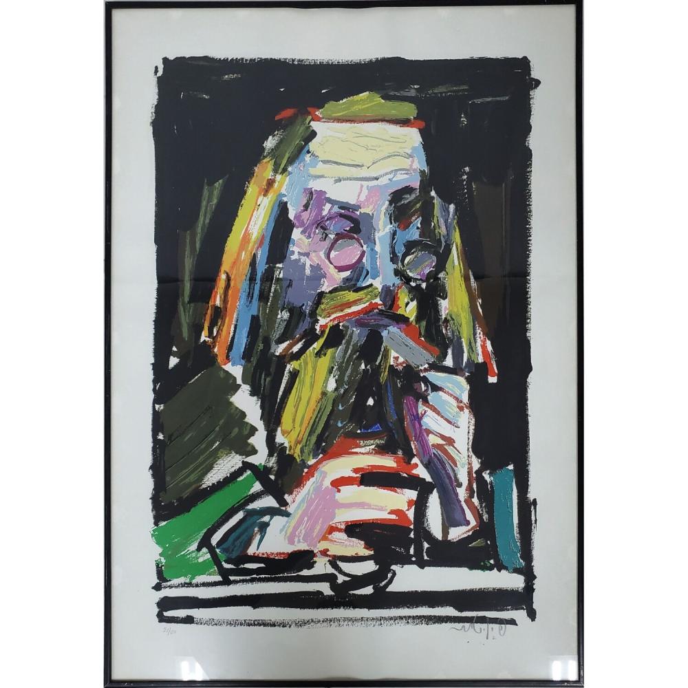 Pinchas Litvinovsky comparable auction result: pinchas litvinovsky israeli 1894 1985 lithograp