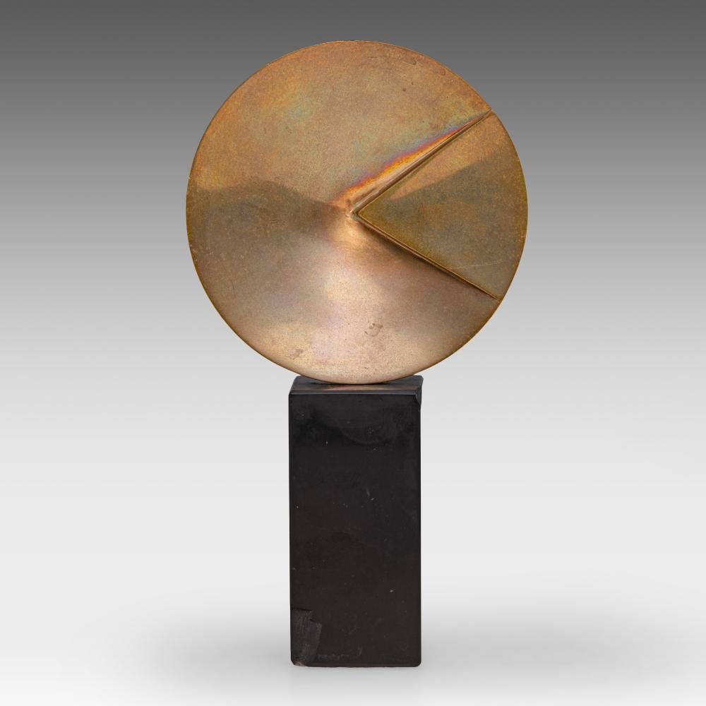 Hilde Van Sumere comparable auction result: hilde van sumere 1932 2013 untitled sculpture polished bronze on a black marble base 18 cm 7 08 in