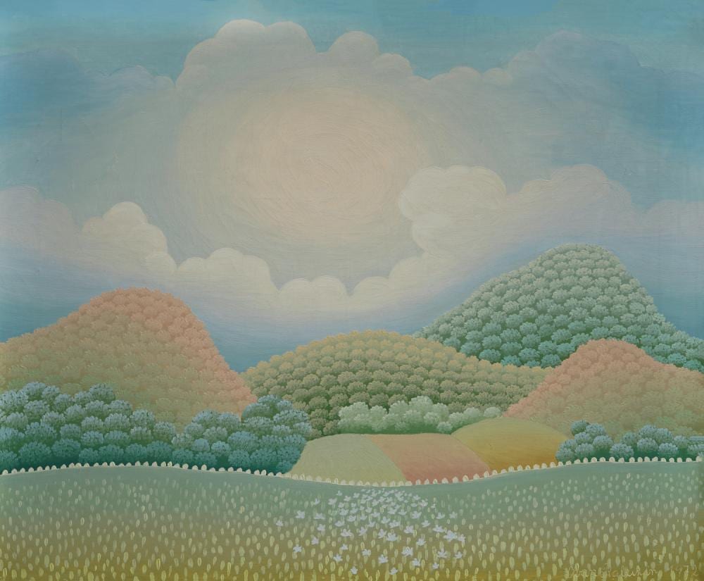 Ivan Rabuzin comparable auction result: ivan rabuzin 1921 2008 sunny landscape 1972
