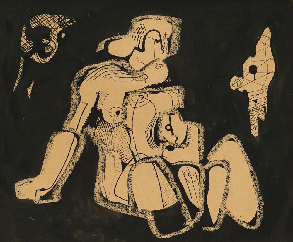 Dusan Dzamonja comparable auction result: du an d amonja 1928 2009 female nude 1950s